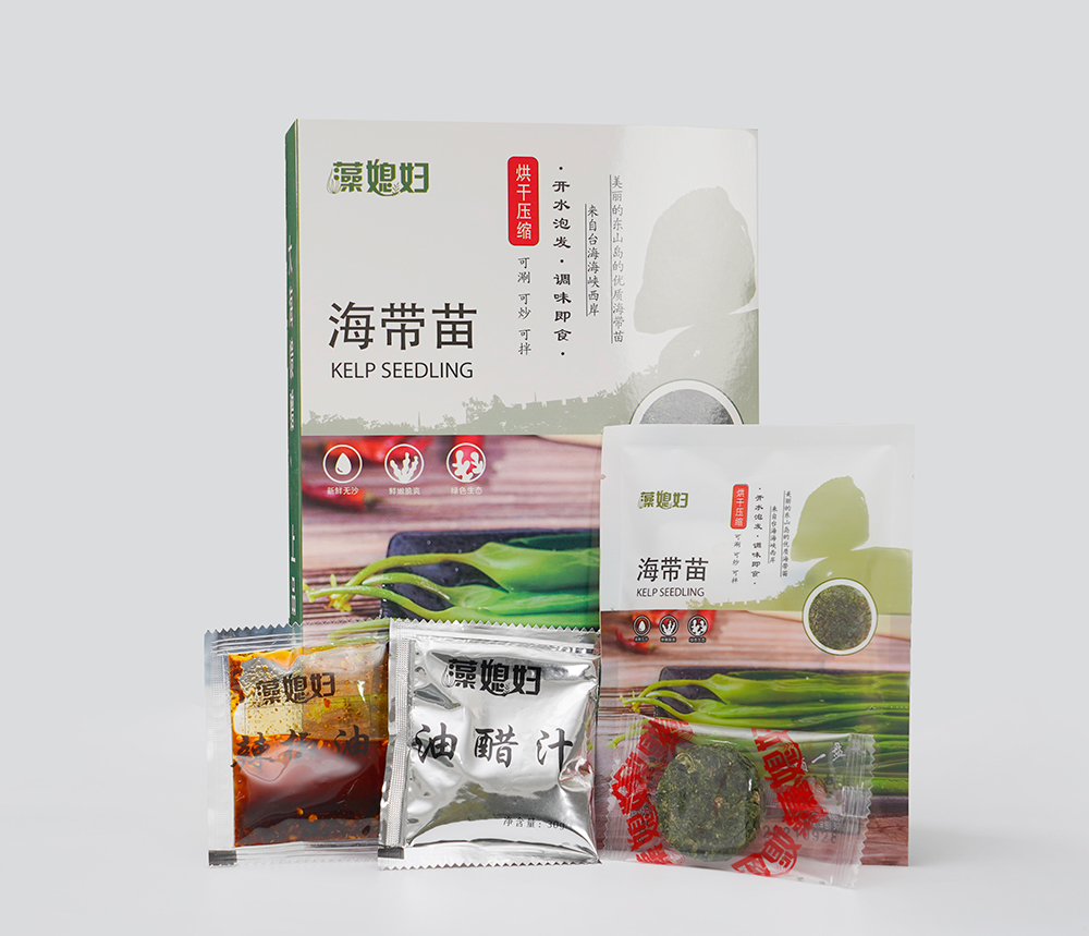 壓縮帶調(diào)料包海帶苗